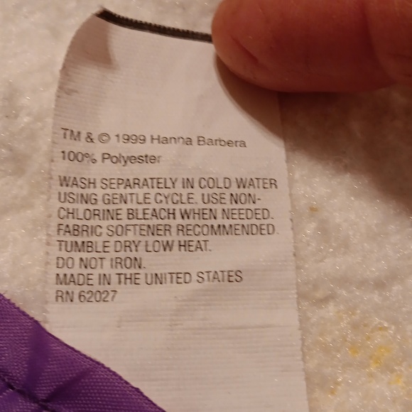 Scooby Doo 1999 blanket for full size bed. - Picture 5 of 11